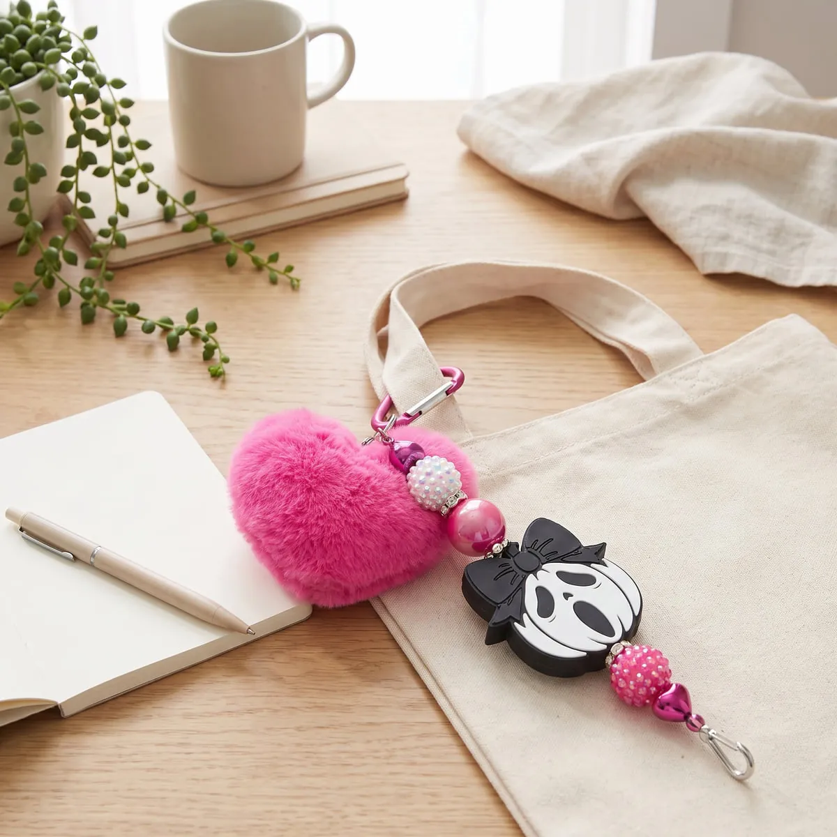 Handmade bag charms and keychains